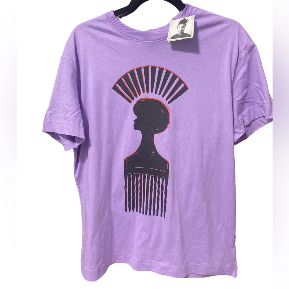 Black History Month Purple Graphic Tee by Blu: BlackBoyBe - Picture 3 of 7